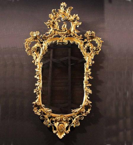 Chippendale Rococo Gilded Mirror - R16921