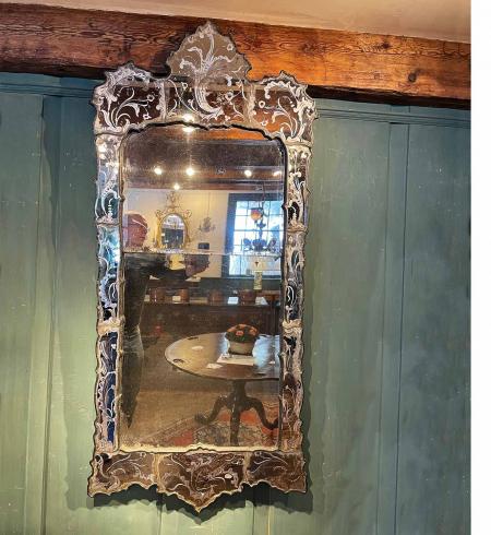 Superb Early English Rococo Mirror  - R14626